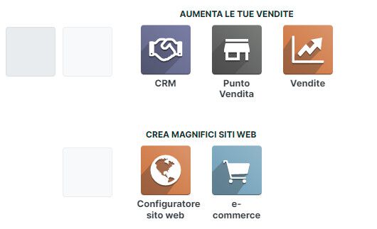 Odoo - Esempio 1 per tre colonne