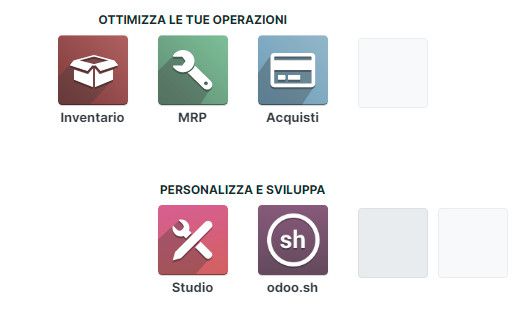 Odoo - Esempio 3 per tre colonne
